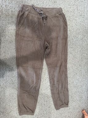 aerie Cozy Plush Joggers - Brown